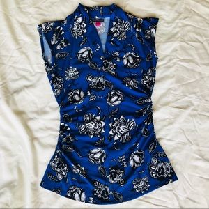 NEOT Vince Camuto Sleeveless Side Ruched Top